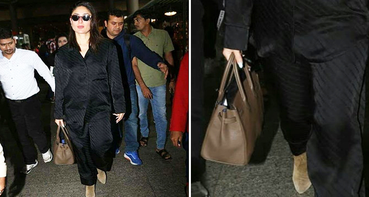 Kareena returns from London with Saif, Taimur and Rs 13 lakh Hermes bag.  Check out the other 5 she owns