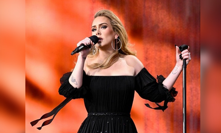Adele Wore Custom Louis Vuitton for Her ITV Concert Special