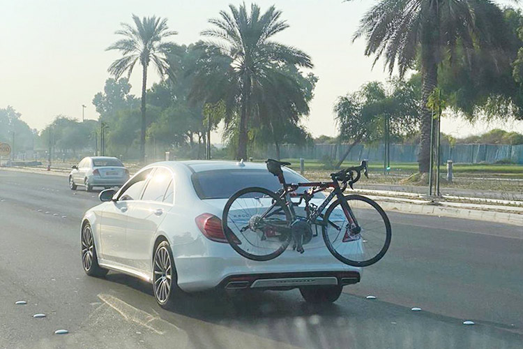 bike rack covering license plate