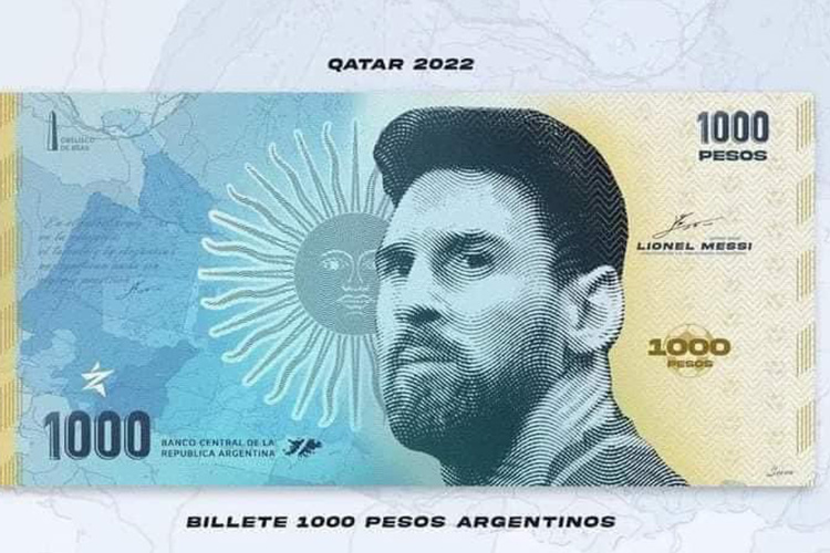 Argentina considering Messi’s picture on currency notes after World Cup