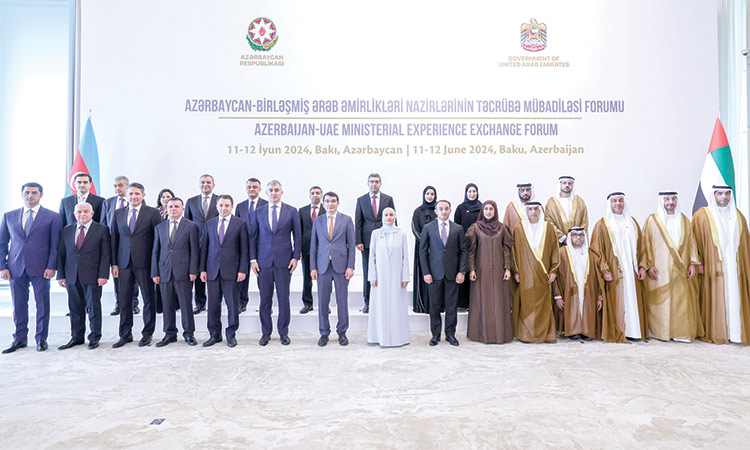 UAE-Azerbaijan-Officials