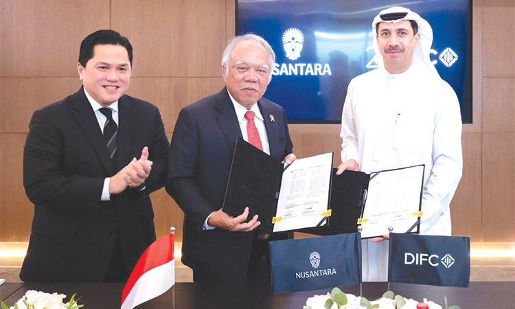 Pusat Keuangan Internasional Dubai dan Nusantara Indonesia untuk meningkatkan kerja sama keuangan