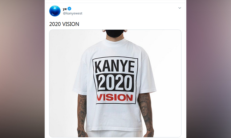 Kanye West Posts Preview Of 2020 Election Merchandise Amid Growing Uncertainty Over Eligibility To Run Gulftoday