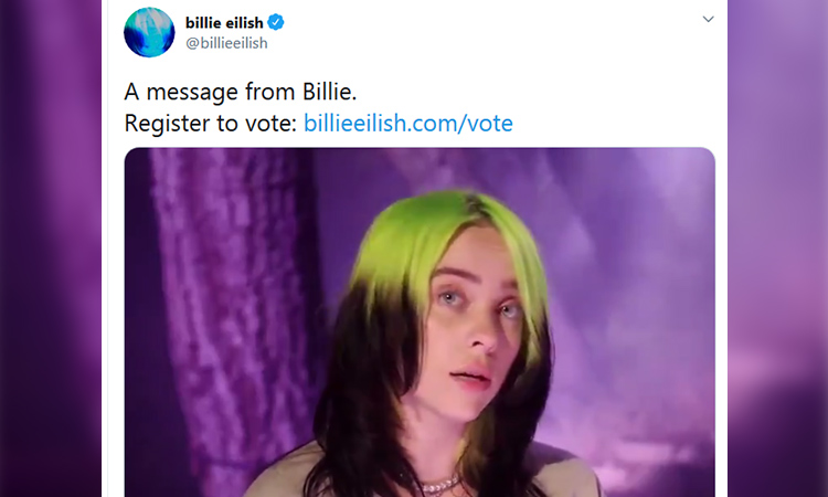 ‘Trump is destroying our country’: Billie Eilish gives powerful speech ...