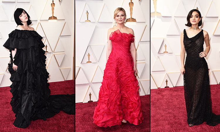 Oscar fashion: many of the red-carpet stars went soft