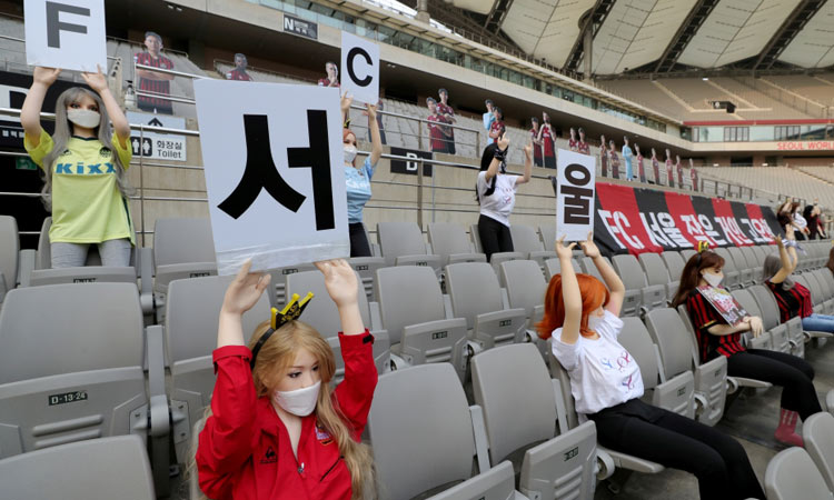 Skorean Soccer Club Accused Of Putting Dolls In Empty Seats During Match Gulftoday