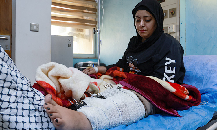 Gazawoman-injured