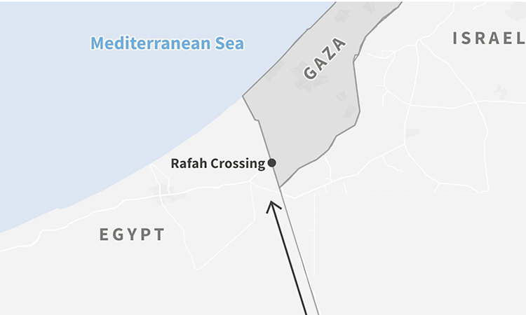 Rafah-Gaza-Map