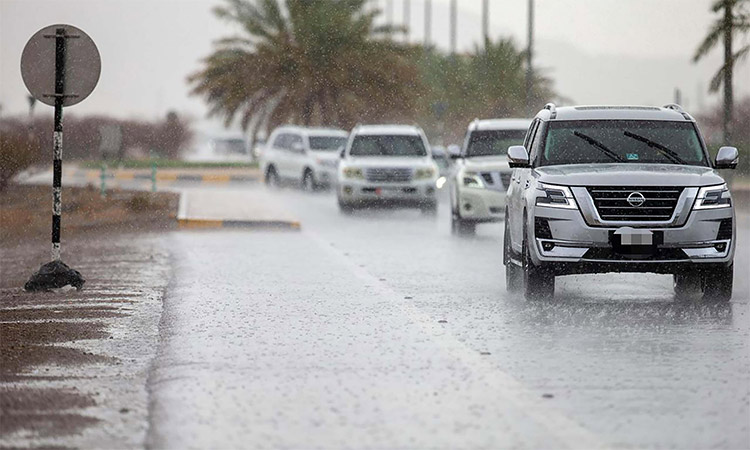 Another rainy day in the UAE.