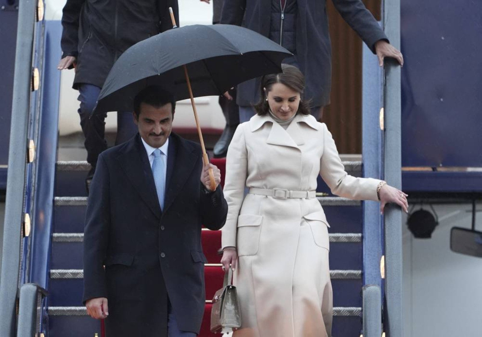 Emir of Qatar lands in UK, Kate Middleton to undertake more royal duties during state visit