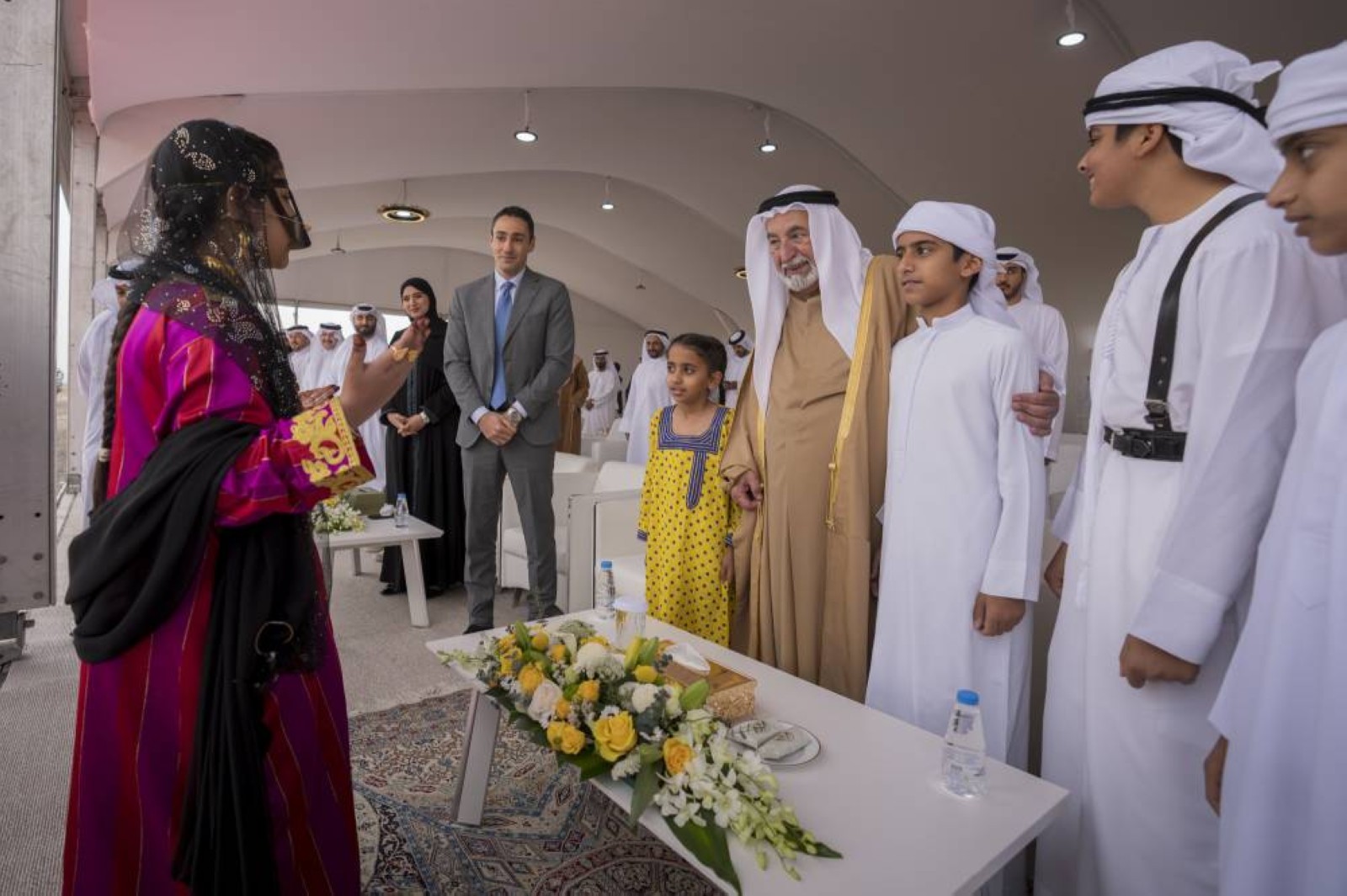 Sultan attends 3rd season harvest of Saba Sanabel