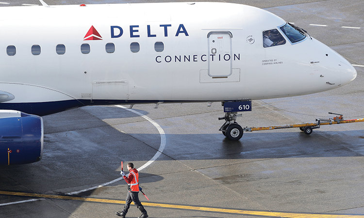 Delta posts profit above estimates