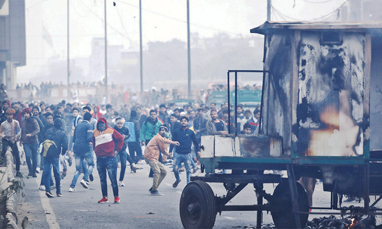 Violent protests hit east Delhi areas as CAA anger spreads