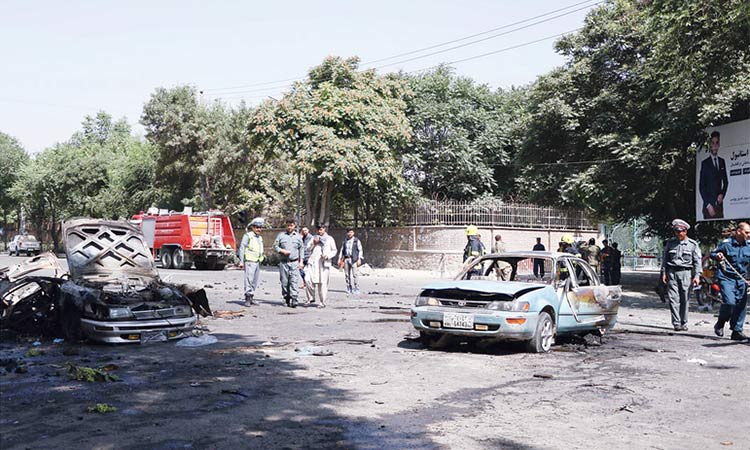 Bomb targets Kabul University, several die