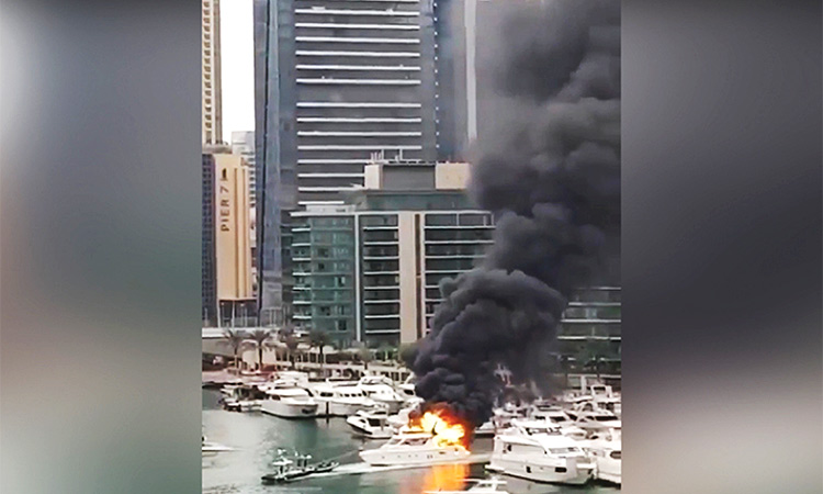 Fire on yacht brought under control