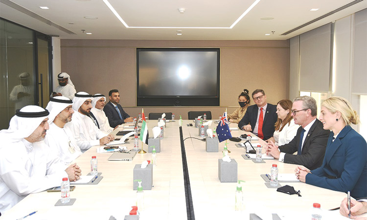 UAE and Australia discuss means of developing economic relations