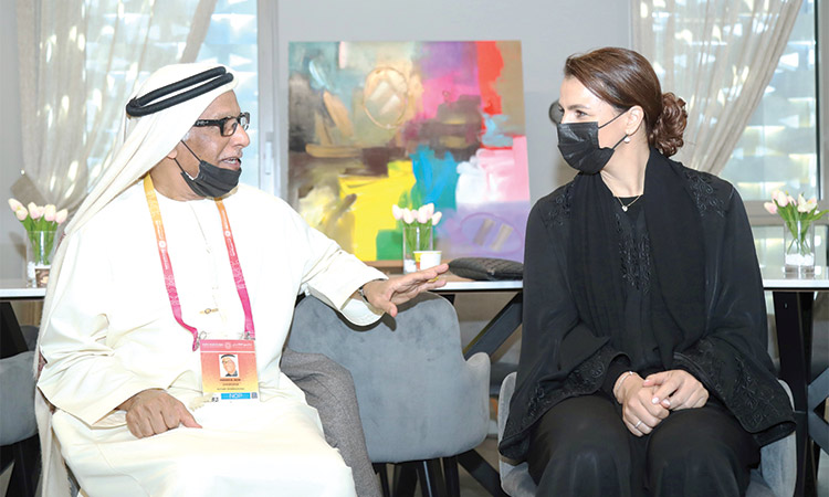 Future of sustainability; Mariam visits Rotary International Pavilion at Expo 2020 Dubai 