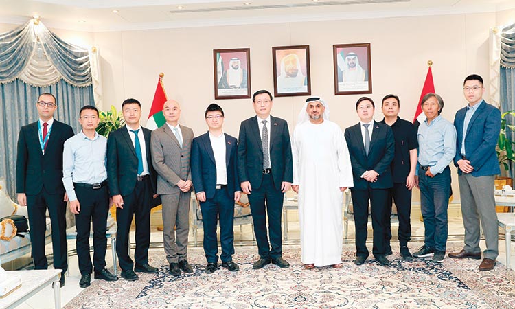 UAE and China to strengthen  bilateral relations on all levels