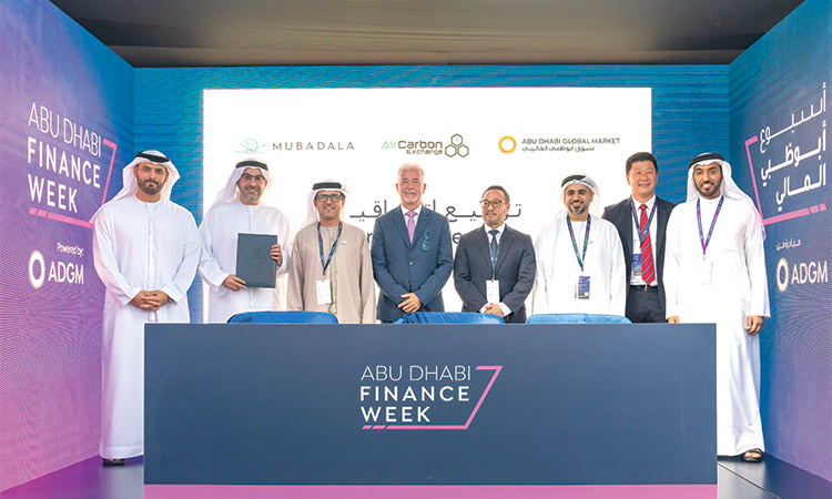 Mubadala acquires stake in world’s  fully regulated carbon exchange