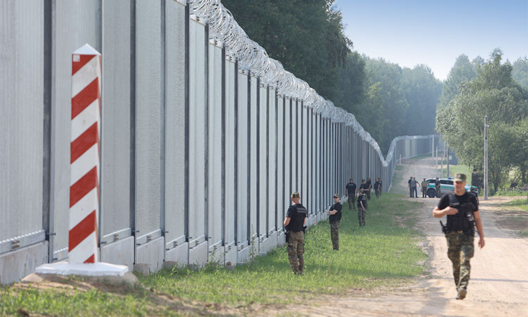 A ‘barbed wire curtain’ rises in Europe