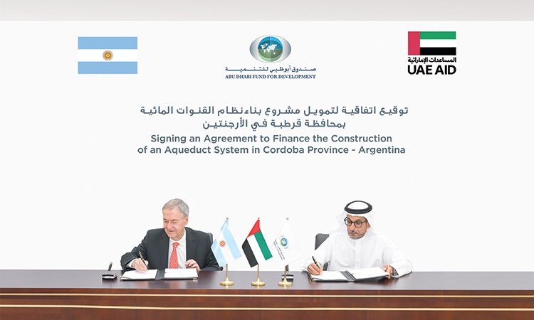 ADFD signs $28.8m agreement  with Argentina for water project