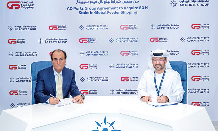 AD Ports Group acquires 80%   stake in Global Feeder Shipping