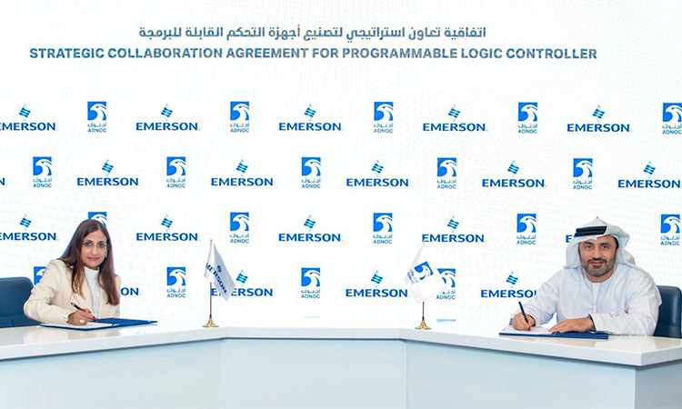 Emerson   and Adnoc  sign strategic  partnership