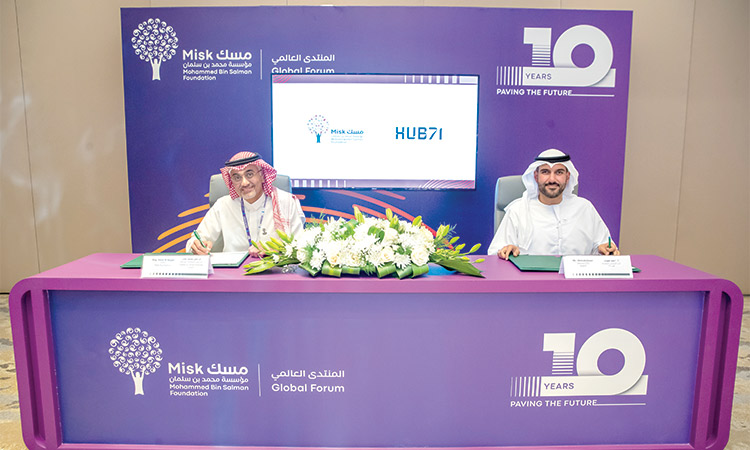 HUB71 and MiSK Foundation sign deal