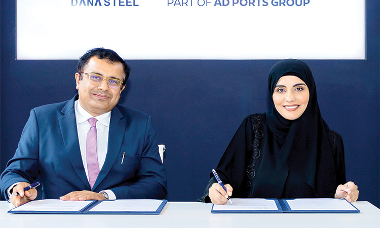 Khalifa Economic Zones Abu Dhabi  signs agreement with Dana Steel