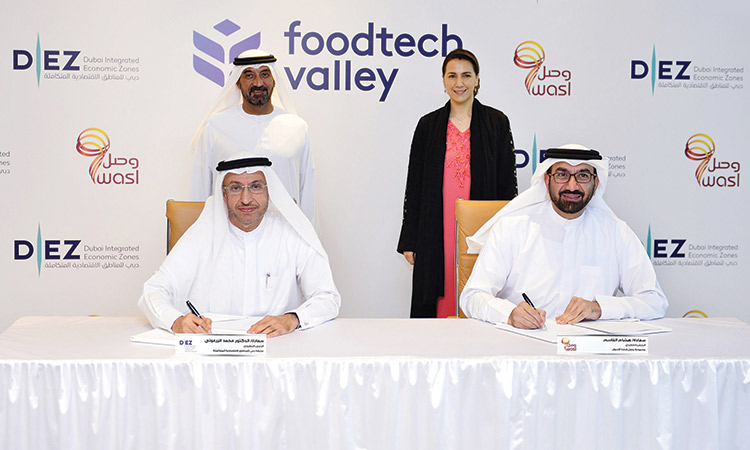 DIEZ signs MoU to work closely  on Dubai Food Tech Valley project