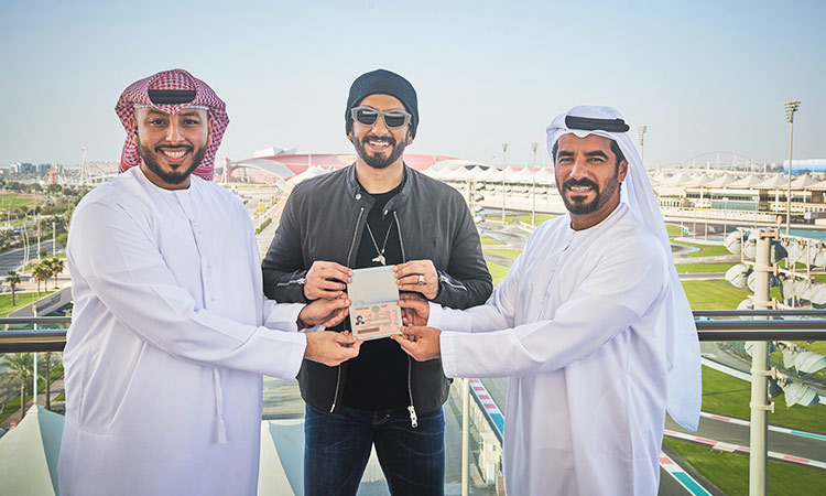 Bollywood superstar Ranveer Singh receives UAE Golden Visa on Yas Island