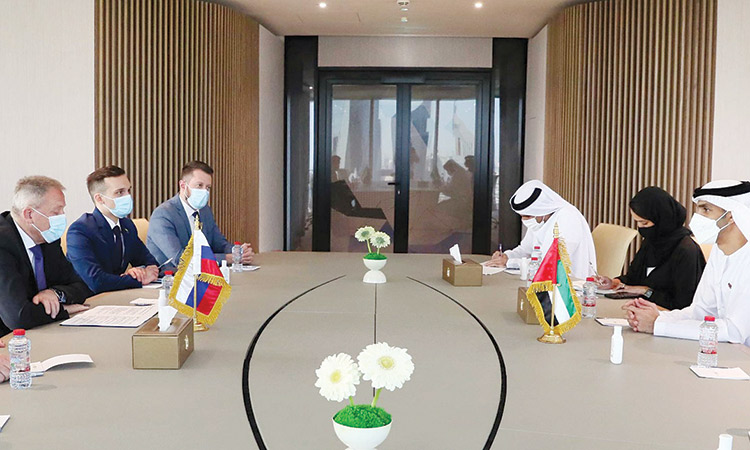 UAE and Slovenia explore ways to  enhance investment cooperation