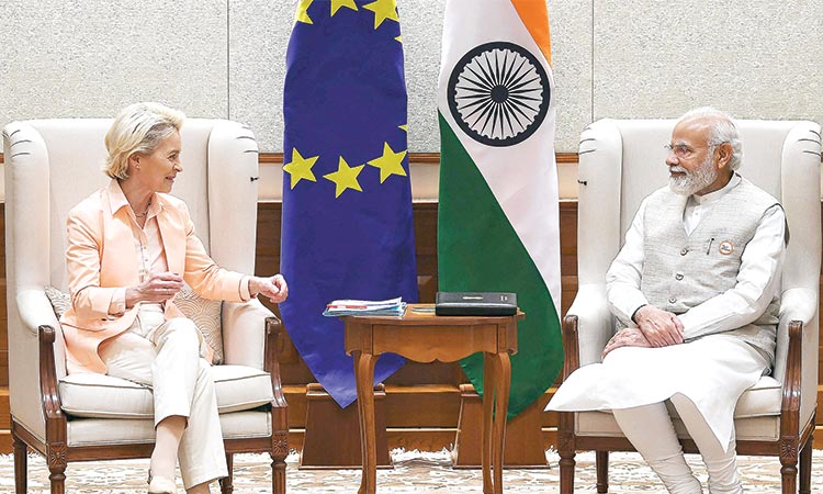 European Union and India agree to broaden ties amid Ukraine war