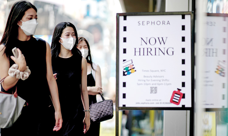 US hiring stays brisk as employers add 223,000 jobs