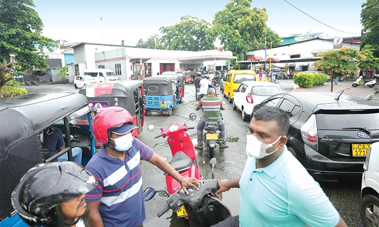 Cash-strapped Sri Lanka announces weekly fuel quotas for motorists