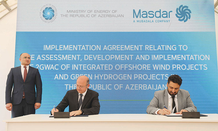 Masdar signs deals to develop  ‘mega projects’ in Azerbaijan