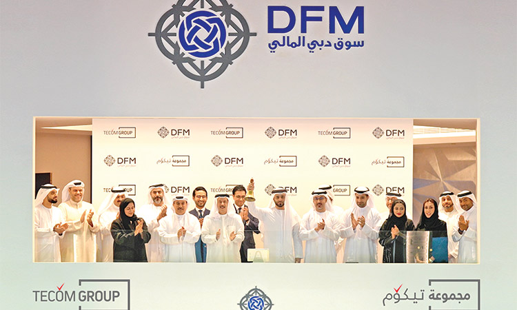 Tecom initiates trading on DFM after raising Dhs1.7 billion through IPO