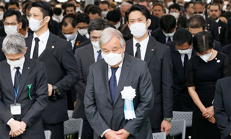 Hiroshima prays for peace on atomic bombing anniversary