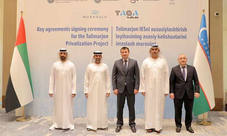 Mubadala, Taqa Group to invest  in power sector in Uzbekistan