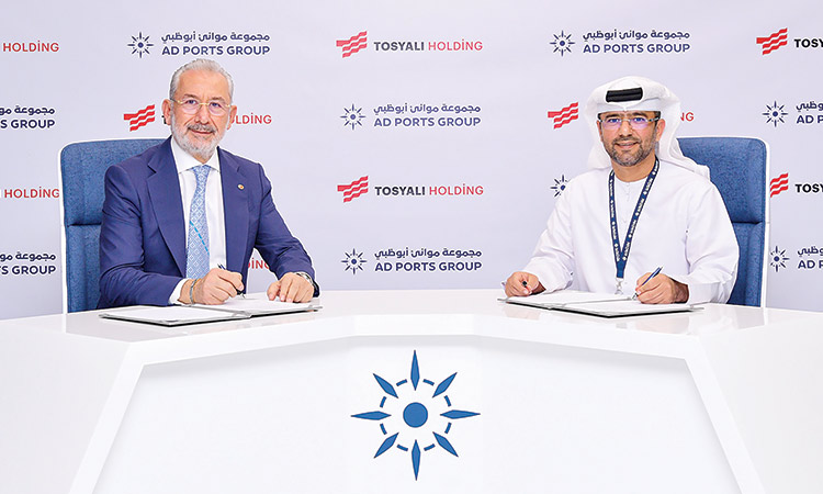 AD Ports Group signs MoU with   Turkey’s private steel producer