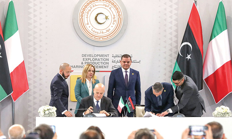 Italy and Libya sign $8 billion gas agreement as Meloni visits Tripoli