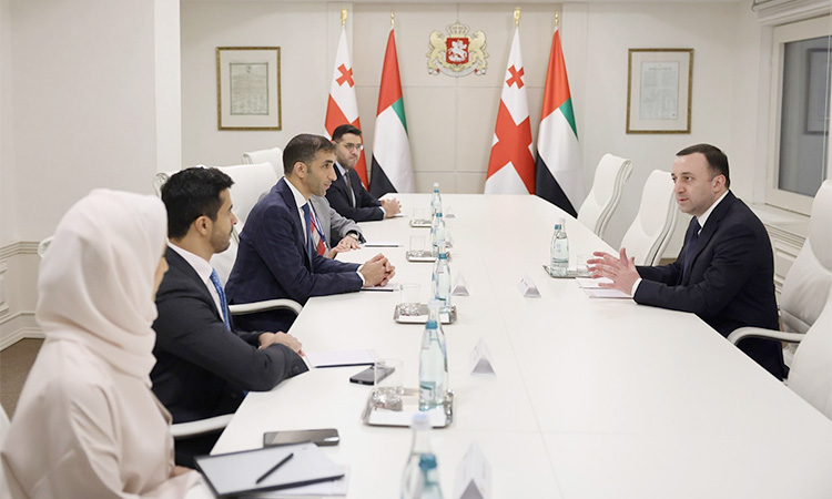 UAE minister discusses new trade deal with Georgian PM