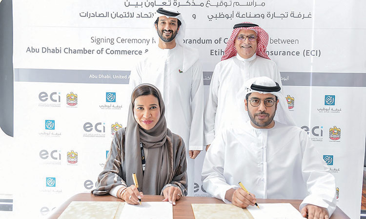 Abu Dhabi Chamber signs four major deals with leading national entities