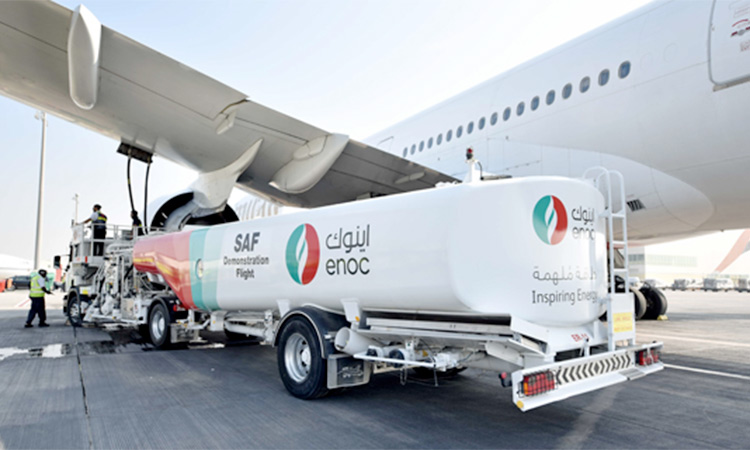 Enoc’s jet  fuel sales to  reach over a  billion gallons