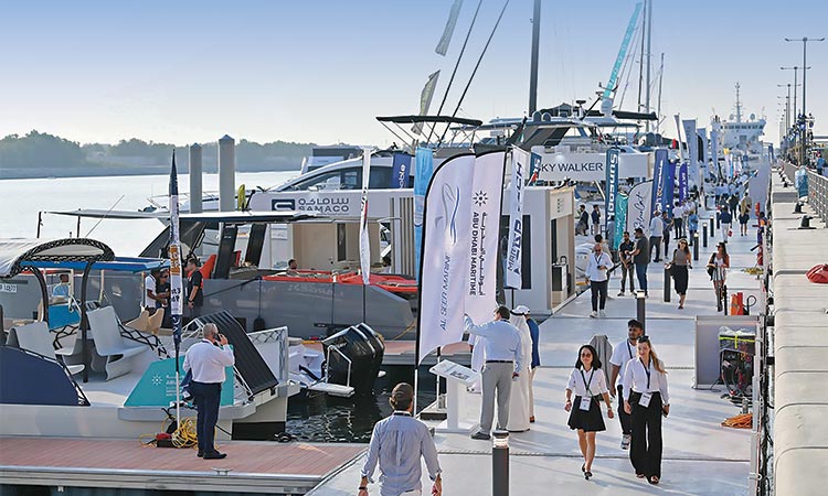 Abu Dhabi International Boat  Show 2023 takes to the water