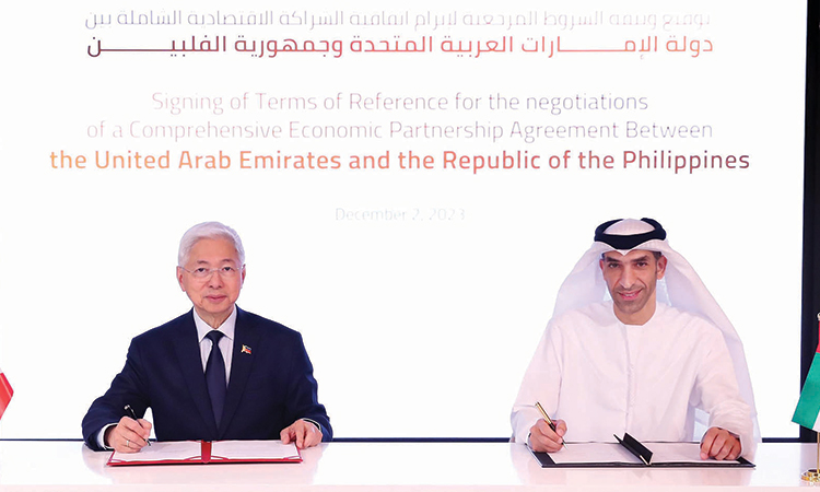 UAE and Philippines agree on negotiation scope for CEPA