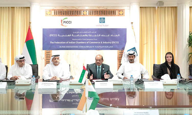 Abu Dhabi Chamber, India’s FICCI explore new areas of collaboration