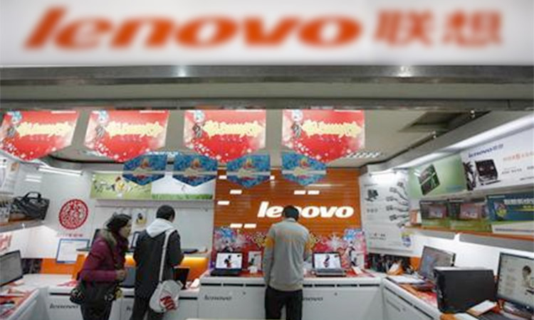 Lenovo   posts worst   revenue fall   in 14 years