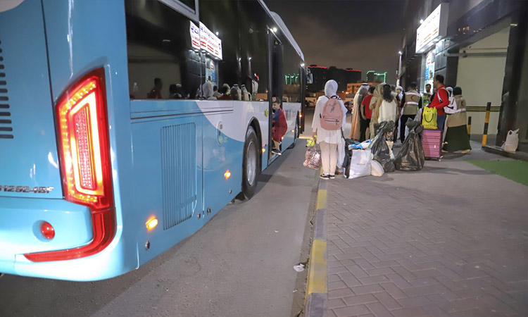 Residents of fire-hit Louloua Tower return to their apartments