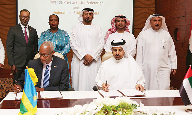 UAE, Rwanda boost business  ties with signing of new deals